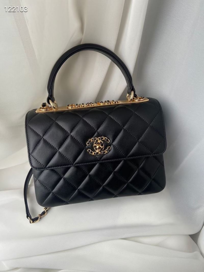 Ch**el top handle bags